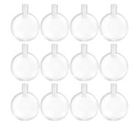 Limtula Squeaky Toy Replacement Inserts for Dogs | 12 Pack Round EVA Pet Toy Squeakers, Frosted Clear Refill Inserts with 3 X 3.9 X 1.6 Cm Size