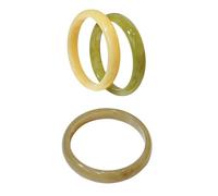 Limtula Stackable Resin Bracelets for Women, 3 Piece Round Bangle Set with Smooth Jewelry, Commuting Outfits Resin Bangles Round Stack Women Wrist Jewelry Wristband Set Lightweight