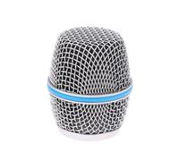 Limtula Stage Microphone Head Grille Cover Replacement with Threaded Metal Mesh for Routine Care, Streaming Rehearsal Use Mic Mesh Cap Threaded Dome Shell Vocal Head Cover Replacement Spare Rehearsal