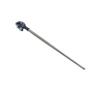 Limtula Stainless Steel Telescopic Rod with Bracket Mount | Easy Stor Adjustable Bike Flag Staff for Outdoor Ride Identification