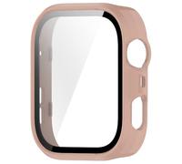 Limtula Strong Full Coverage Protective Case with Clear Moderated Glass & Shockproof Bumper for Watch Fit 4 Full Coverage Hard Case with Moderated Glass