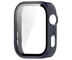 Limtula Strong Full Coverage Protective Case with Clear Moderated Glass & Shockproof Bumper for Watch Fit 4 Full Coverage Hard Case with Moderated Glass