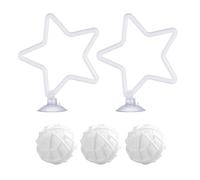 Limtula Strong Suction Cup Fish Training Rings Fish Intelligence Development Toy Fishes Aquariums Exercise and Feeding Tool Training Rings