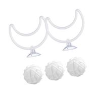 Limtula Strong Suction Cup Fish Training Rings Fish Intelligence Development Toy Fishes Aquariums Exercise and Feeding Tool Training Rings