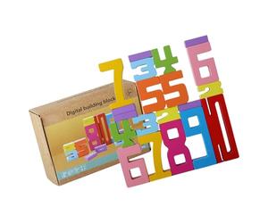 Limtula Sturdy Wood Number Recognition Toy for Kindergarten Homeschool Math Practice Toddler Math Learning Dolls