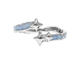 Limtula Stylish Unique Planet and Four Pointed Star Rings with Adjustable Open Designs Fashion Accessory for Everyday Wear Planet Rings