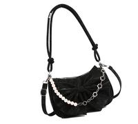 Limtula Stylish Women ' s Shoulder Bag Spacious Interior Lovely Bows Design Adjustable Strap PU Travel Bag