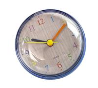 Limtula Suction Mount Clock Waterproof Housing Battery Operated for Humid Environment Bathroom Shower Tiles Wall Waterproof Wall Clock for Bathroom