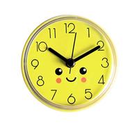 Limtula Suction Mount Clock Waterproof Housing Battery Operated for Humid Environment Bathroom Shower Tiles Wall Waterproof Wall Clock for Bathroom