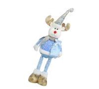 Limtula Telescoping Christmas Plush Doll Soft Freestanding Holiday, A