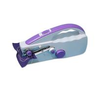 Limtula Tiny Electric Handheld Stitching Machine for Quick Repairs Travel Friendly Thin Plan Double Pace Regulation Grape Grape Handheld Sewing Machine