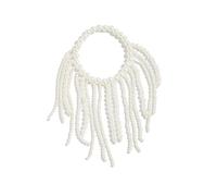 Limtula Trendy Beaded Featuring Imitation Pearls and Fringe for Various Imitation Pearls Fringe with Irregular Beads for Casual Wear