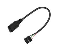 Limtula Type-C Female Internal Adapter Cable for Motherboard 9-Pin Header, 20CM USB 2.0 Cable for Equipment Panels and Cases