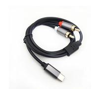 Limtula Type C to 2RCA Auditory Cable Clear Sound High Conductivity, 2m | Portable Offering Plugs Play for Easy Connection to Traditional Sound Equipment, Premium Sound