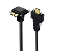 Limtula Type-C to USB B-Port Cable, Screw-Fastened Panel Build for Industrial Cameras, Kiosk Ports, Controls Fastened Panel-Fit Wiring for Cameras