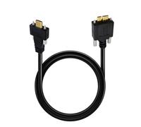 Limtula Type-C to USB B-Port Cable, Screw-Fastened Panel Build for Industrial Cameras, Kiosk Ports, Controls Fastened Panel-Fit Wiring for Cameras