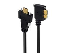 Limtula Type-C to USB B-Port Cable, Screw-Fastened Panel Build for Industrial Cameras, Kiosk Ports, Controls Fastened Panel-Fit Wiring for Cameras