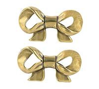 Limtula Unique Drawer Pulls Brass Dressers Knob Cupboard Handle Modern Furniture Handle Bowknot Shape Bedside Cabinet Pull Bowknot Shape Drawer Handles Dressers Replacement