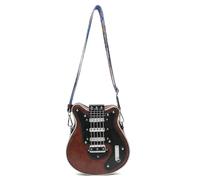 Limtula Unique Guitar Shaped PU Leather Crossbody Bag Adjustable Strap Shoulder Bags Handbag for Everyday Use and Concerts Music Lover ' s Accessory