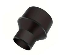 Limtula Universally Collection Hose Cone Reducer 4Inch To 2-1/2inch ABS Construction For Projects Power Tool Accessories Collector Adapter