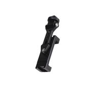 Limtula Universals Aluminum Phone Mount With Silicone Pad 360 Rotation Adjustable Angled Two Cold Shoe Port For Camera Accessories Phone Holder For Selfie Sticks
