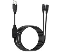 Limtula USB-a to Two Female Power Splitter Cable, B