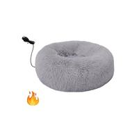Limtula USB Heating Pet Bed with Detachable Plush Cushion for Winter Warmth Cats Dog Winter Comfortable Rest Sleep Nest Electric Heated Dog Bed