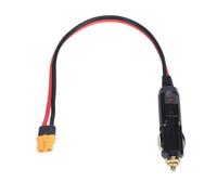 Limtula Visible Window Power Cable with Yellow Female Connector, 30cm | 12-24V Car Outlet Plug, Wiring, Vehicle Use