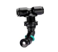 Limtula Vivarium Humidity Mist Nozzle, 40um Fine Fog Head with Connector for Frog Habitats, Amphibian Enclosures and Planted Setups Care Compact Green Clip Misting Nozzle
