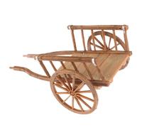 Limtula Wagons Model for 1/12 Dollhouses Country Life Display Movable Design Wagons Props Dollhouses Farm Transport