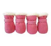 Limtula Warm Pet Shoes, 4pc Thick Windproof, Anti-slip Booties, XL, E XL
