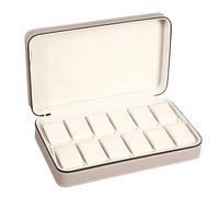 Limtula Watch Box Organizer with 12 Slot PU Leather Storage Case, Clear Display Lid and Soft Lining for Home Dresser Display Vanity Closet