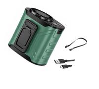 Limtula Wearable Cooling Fan with Rear Clip, 199-Setting Control, Rechargeable Relief for Outdoor Walking and Waiting Wearable Cooling Fan Belt Clip Air Body Commute Travel Desk Outdoor Work