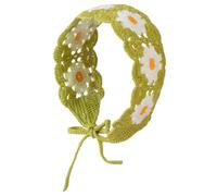 Limtula Winter Knit Floral Headbands for Womens Crochet Turban Knitted Ear Warmer Head Wrap Vintage Hair Scarf