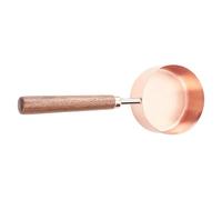 Limtula Wood Handle Melting Spoon For Seal Stamp Flat Bottom Metal Melting Spoon For Stamp Invitation Card And Packaging Business Document