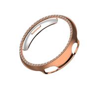 Limtula Wrap Enclosed Single Row Crystal Watch, Electroplating rose, B