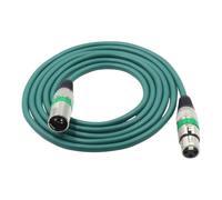 Limtula XLR Music Cable with Super Shielding Male to Female, Green 1M