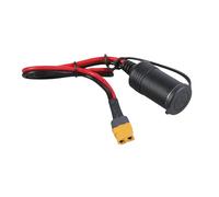 Limtula XT60 Female Connector To Car Adapter Female Socket Cable 30Amp Car Outlet Cord For Dustproof And Use