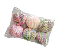 Limtula Yarn Crochet Toy Balls with Sound, 6P