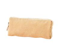 Limtula Zippered Pen Bag Corduroy Pencil Big Capacity Stationery Holder for Student Cosmetic Makeup Pouch Case