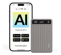 LIMU AI Note Taking Device, Unlimited AI Year 1, 64GB Voice Recorder