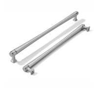 LIMUR Brushed Satin Nickel 12.6" Cabinet Pull 6 Pack Cabinet Handle | Kitchen,320 mm,12.6 inch hole center,Hardware, Drawer Pulls, Dresser ,Wardrobe, Cupboard,Furniture,M4 Screws Included