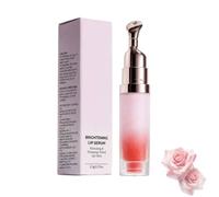 Limuva Peptide Brightening Lip Serum, Limuva 3D Hydrating & Plumping Tinted Lip Gloss, Moisturizing Lip Balm with Polypeptides & Squalane, High Shine Glass Finish for Glossy Sheer (Peach Rose)