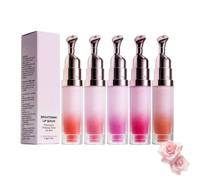 Limuva Peptide Brightening Lip Serum, Limuva 3D Hydrating & Plumping Tinted Lip Gloss, Moisturizing Lip Balm with Polypeptides & Squalane, High Shine Glass Finish for Glossy Sheer (5Pc)