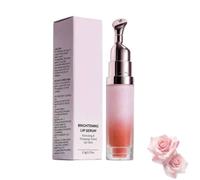 Limuva Peptide Brightening Lip Serum, Limuva 3D Hydrating & Plumping Tinted Lip Gloss, Moisturizing Lip Balm with Polypeptides & Squalane, High Shine Glass Finish for Glossy Sheer (Coral Rose)