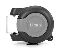 Limux 30 metre Retractable Reel Clothes Lines Washing Line with Twin Cable - Wall Mounted Heavy Duty Clothes Dryer 2 x 15m Lines of Drying Space Outdoor, Black