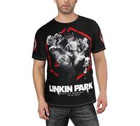 Lin-kin Rock *Park- Chester Singer Benning*ton Tshirt Tee Novelty 3D Print Graphic Short Sleeve Tunic T-Shirts Tops Casual Blouses L