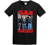 LIN50YIIY Men's Gbh Charged G.B.H. Give Me Fire Regular Fit T Shirt(Large)