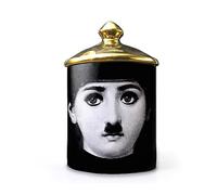 Lina Cavalieri Ceramic Aromatherapy Candle Jar, Fornase Pen Holder, Beauty Ceramic Storage Jar, Mini Vase, Candle Holder Tray, Home Decorative Bottles, Decorative Jars (D3)