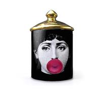 Lina Cavalieri Ceramic Aromatherapy Candle Jar, Fornase Pen Holder, Beauty Ceramic Storage Jar, Mini Vase, Candle Holder Tray, Home Decorative Bottles, Decorative Jars (E2)
